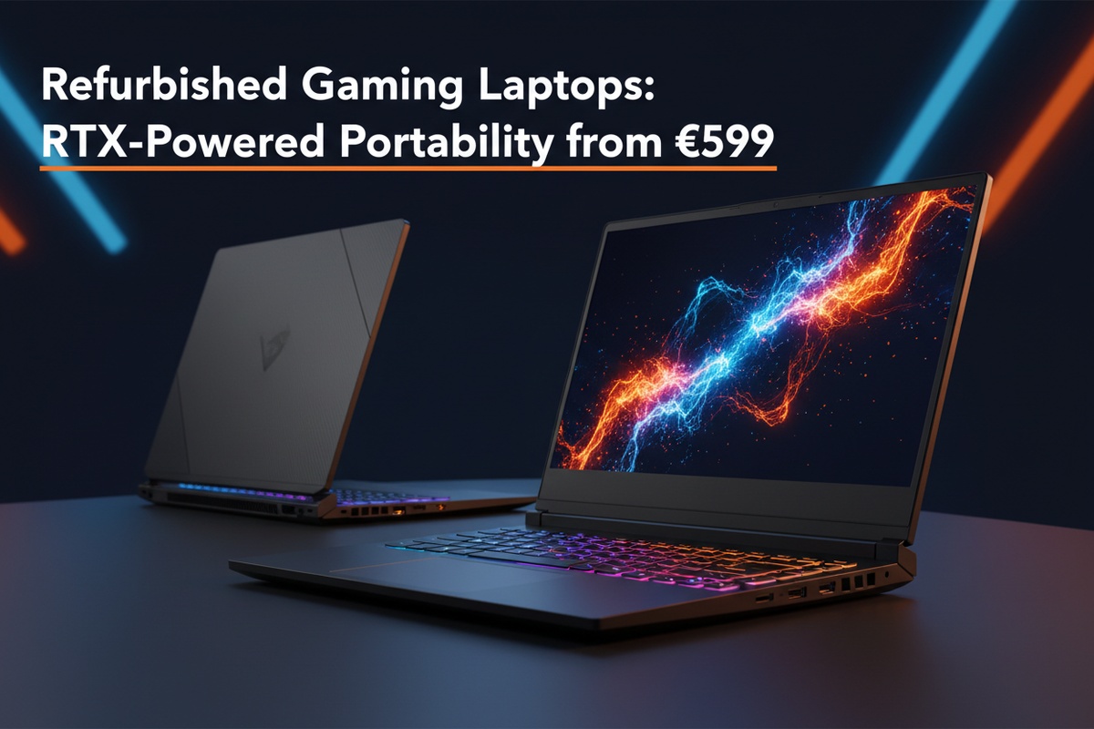 Refurbished Gaming Laptops: RTX-Powered Portability from €599