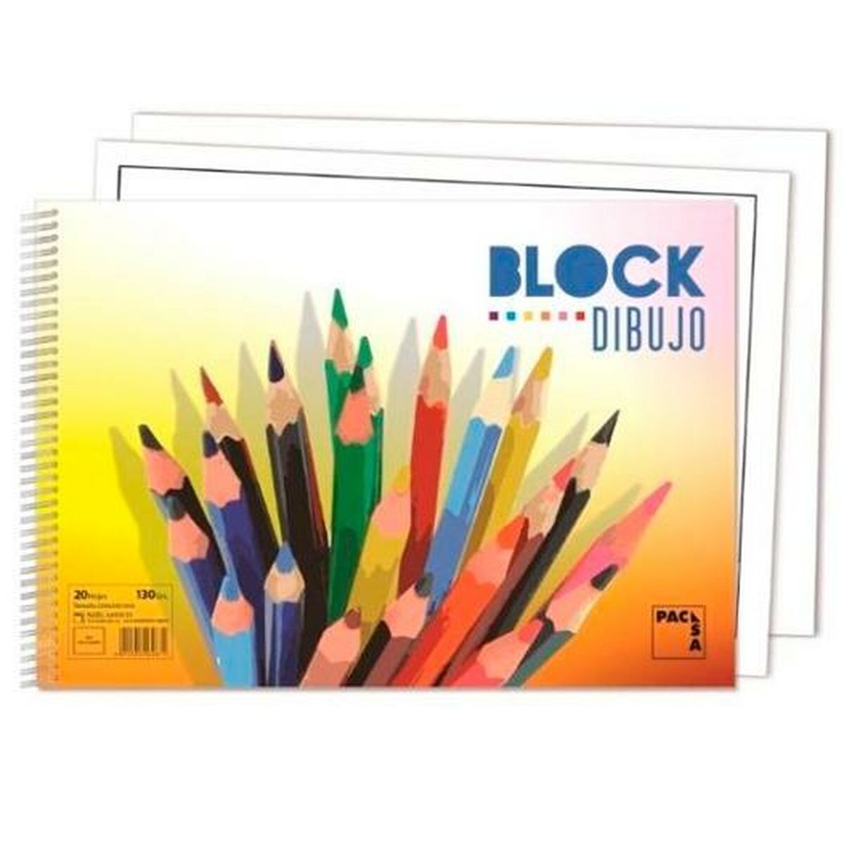 Drawing Pad Pacsa 20 Sheets 33 x 23 cm With inset