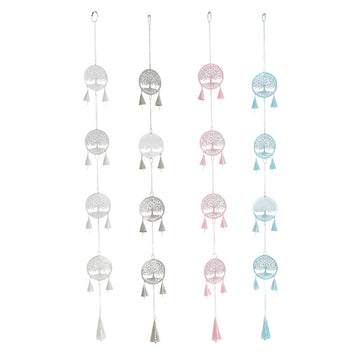Hanging decoration DKD Home Decor Tree White (4 Units)