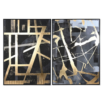 Canvas Home ESPRIT polystyrene Canvas 103 x 4,5 x 143 cm