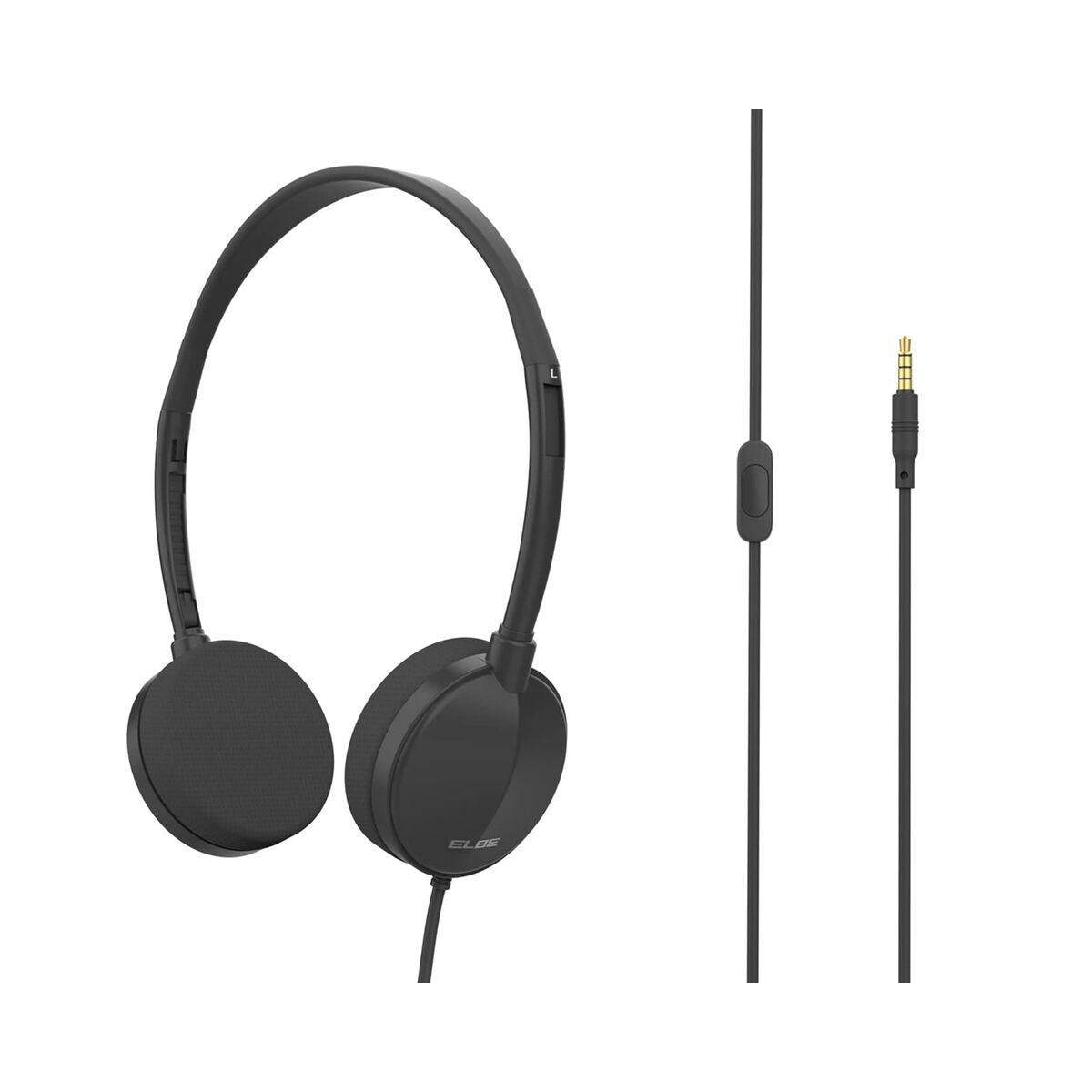 Elbe Headphones Elbe Au789Cc Black