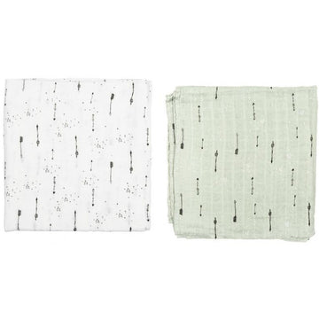Muslin Pirulos 548 ARROWS 384 56 Blue 2 Pieces
