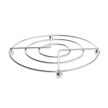 Foldable Table-top Mat Chrome-plated steel ø 22 x 22 cm