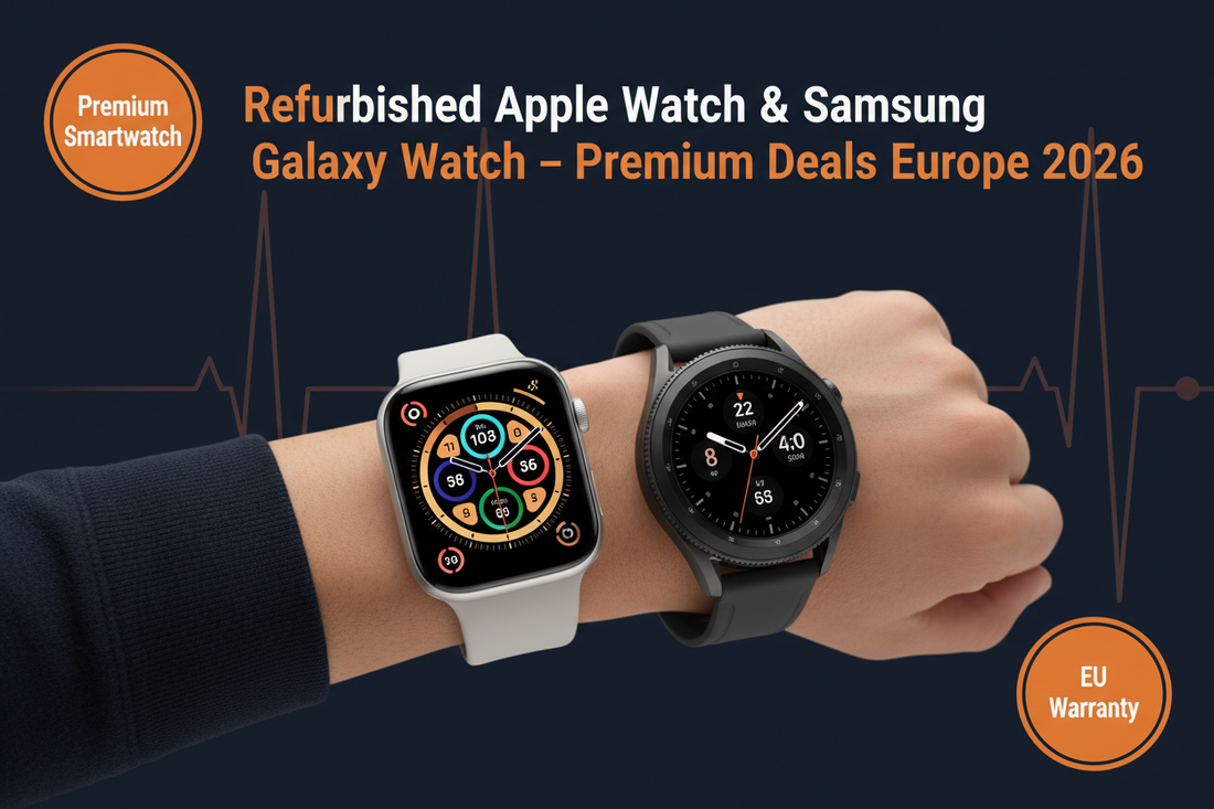 Refurbished Apple Watch & Samsung Galaxy Watch in Europe 2026 – Premium Smartwatch Deals