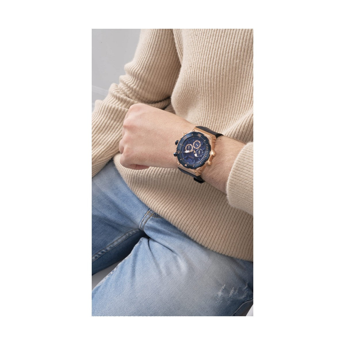 Guess Unisex Watch Guess Gw0326G1 (Ø 48 Mm)