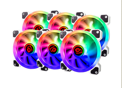 Talius Iris Spectrum ARGB/Cronos - Kit 6 Fans 120MM Colour White — image 1
