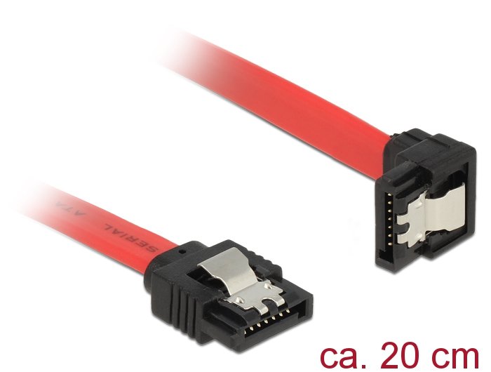 Delock Cable SATA 6GB/S Male Gerade SATA Male Unten