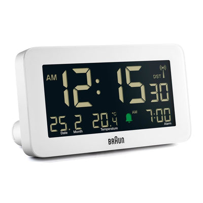Braun BC10 Dcf-w Radio Alarm Clock White — image 1