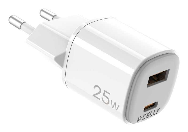 Charger GaN 1USB 1USBC 25W Wh