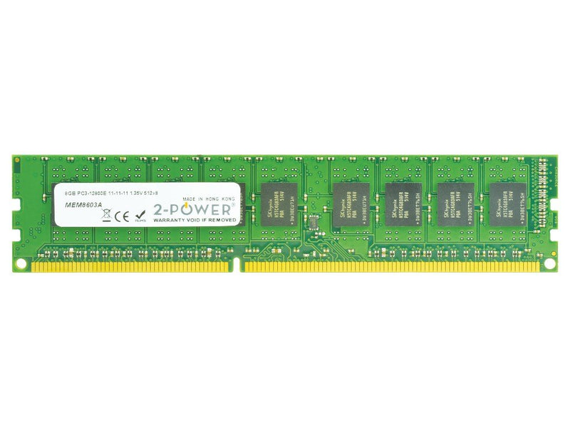 2-POWER Memory 8GB DDR3L 1600MHZ Ecc + Ts Udimm MEM8603A
