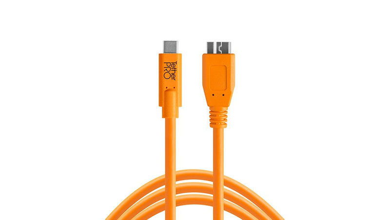Tether Tools CUC3315-ORG USB Cable 4,6M USB 3.2 Gen 1 (3.1 Gen 1) USB a Micro-usb B Orange