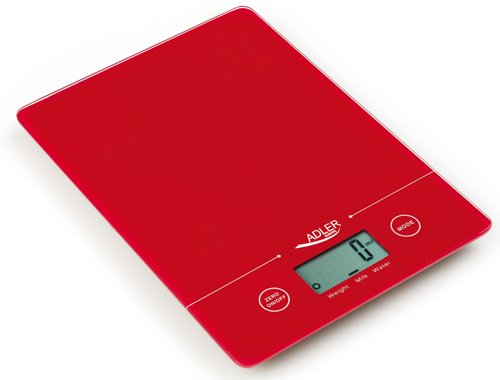 Adler Scale Ad 3138 Red Encimera Rectángulo Electrónica Kitchen