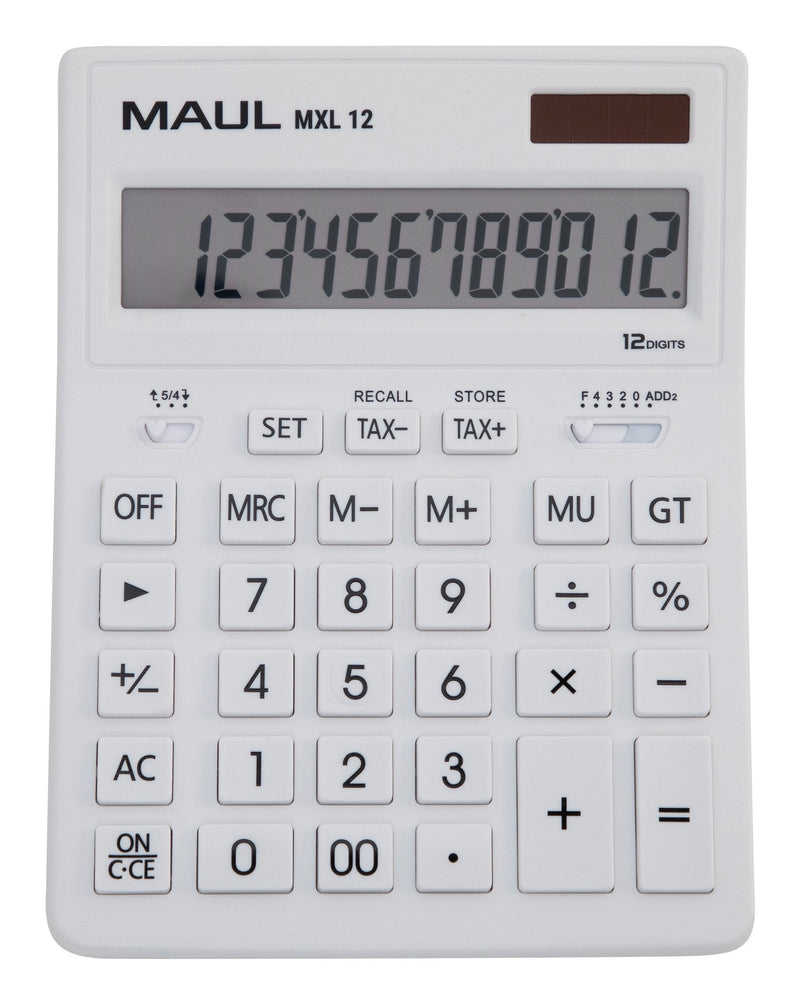 Maul Calculator Bolsillo Mxl 12 Screen Large 12 Dígitos Calculator Large With Funciones Comerciales Calculator