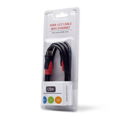 Savio Cable CL-95 HDMI M - HDMI M 1 5M Colour Black — image 1