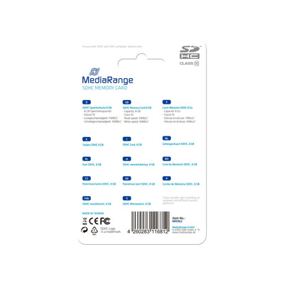 Mediarange Card SD 8GB Sdhc CL.10 — image 1