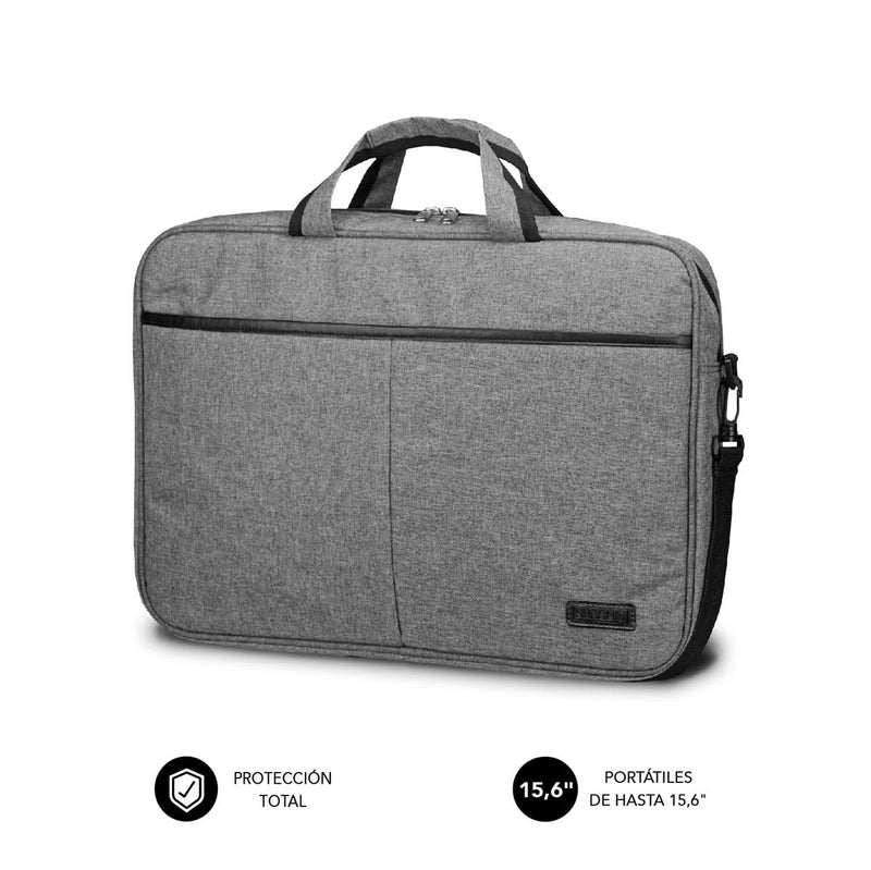 Subblim Case Elite Grey 15.6'' Up To 15.6''/ Double Zip / Bolsillo Outdoor