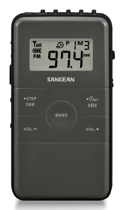 Sangean DT-140 Black Radio Bolsillo Fm Am Battery Rechargeable — image 1