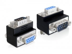 Delock Adapter Sub-d 9 Pin Male Female 90° Angular