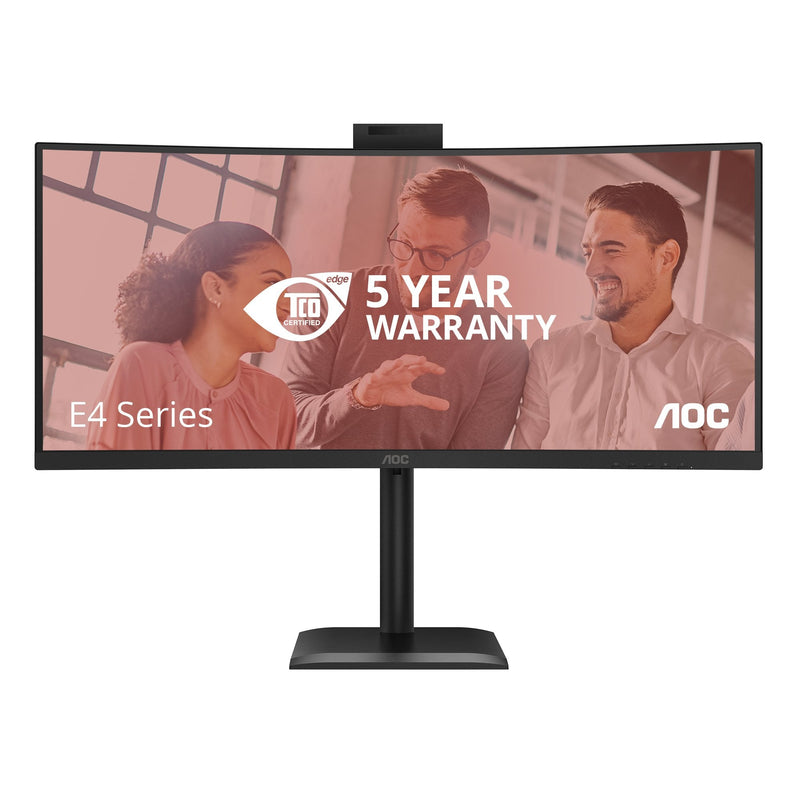 Aoc CU34E4CV - 34 Zoll Wqhd Curved, (3440X1440, 120 Hz, 2x HDMI 2.0, DP 1.4, Dp, USB-C (90W Power Delivery), R