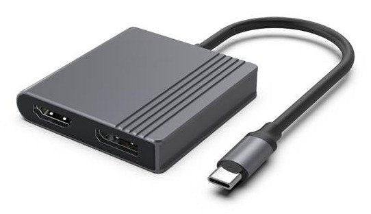 Gembird USB-C To HDMI + DP Adapter 4K 60HZ Black