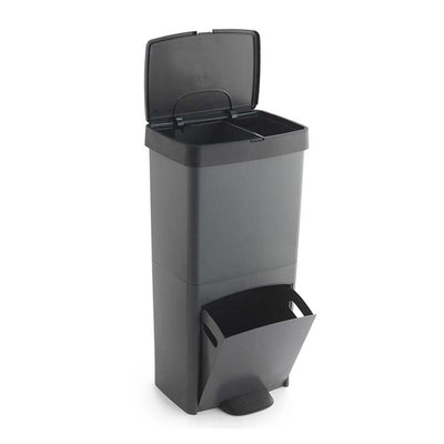 Bucket Basura Or Reciclaje 70L, Vertical, 2 Compartimentos, Papelera Residuos, 76CM, Easy Gestión — image 1