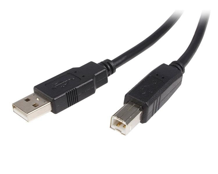 StarTech USB Cable 2.0A/B Printer 3M Black USB2HAB3M