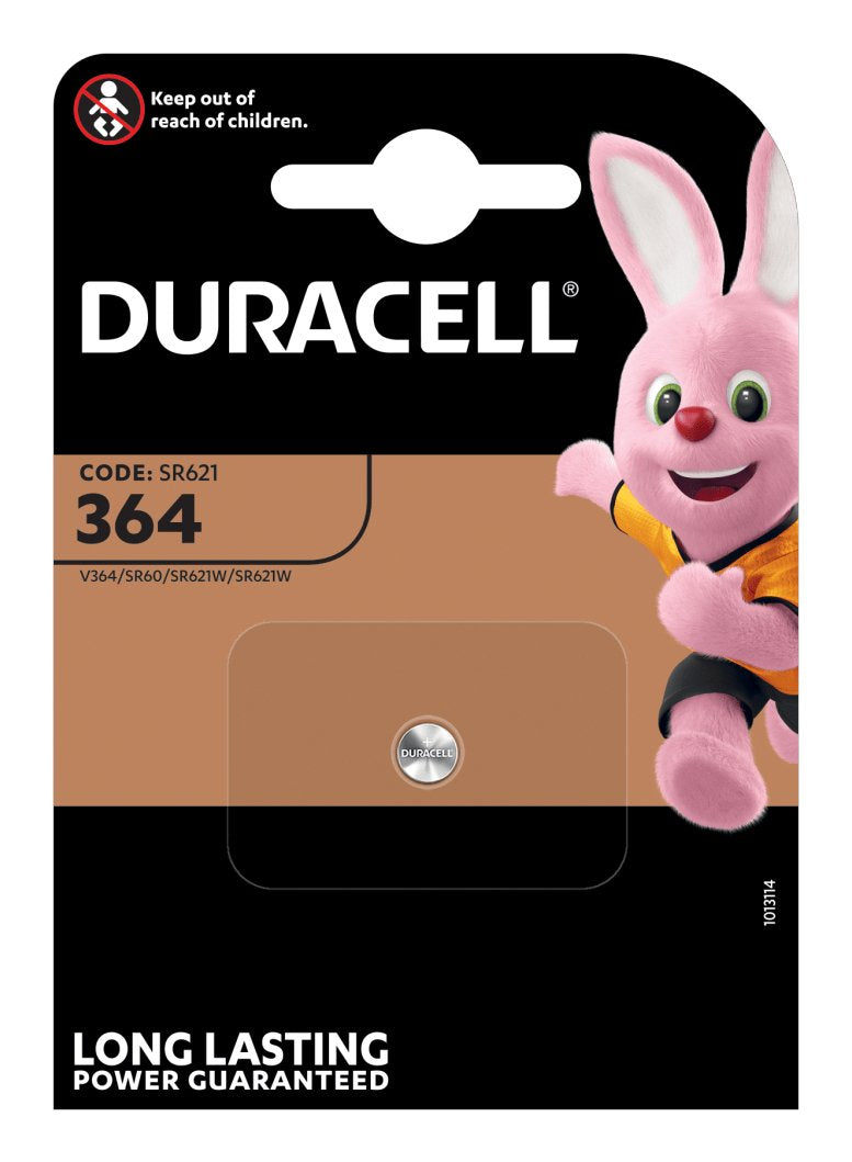 Duracell Battery Oxido Silver (364) SR621SW BLISTER*1