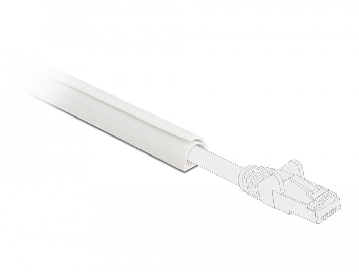 Delock Canal With Closure Automatic 10 X 10MM - Length 1M White