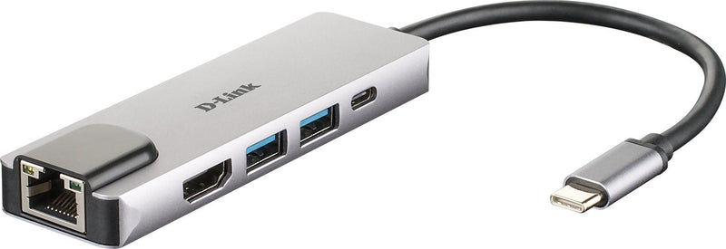 Docking USB Type-c D-link DUB-M520 2x USB 1x USB Type-c 1x HDMI 1x RJ45 1XTHUNDERBOLT Grey