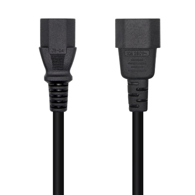 Aisens Cable Power CPU - C13/H-C14/M - 10M - 100% Cobre Puro AWG18 - Black — image 1