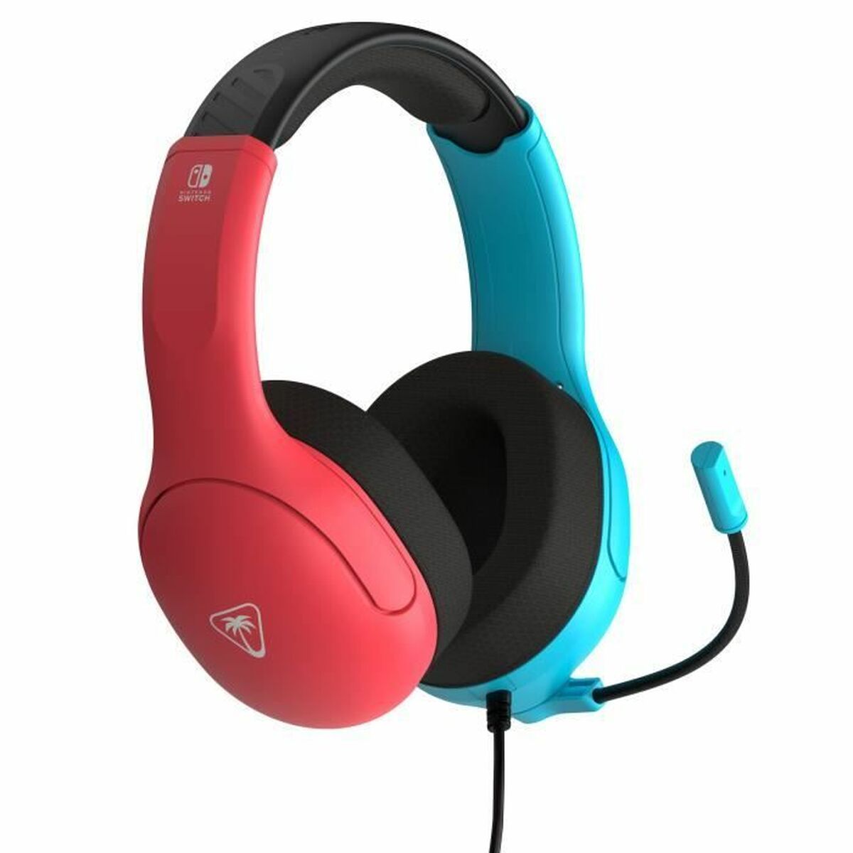 Turtle Beach Headphones With Microphone Turtle Beach Neon Blue & Red Switch 2