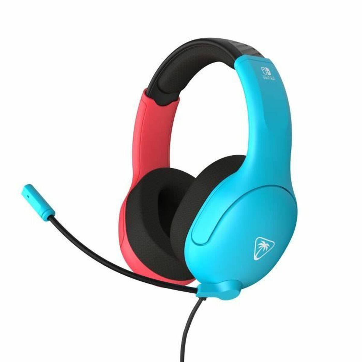 Turtle Beach Headphones With Microphone Turtle Beach Neon Blue & Red Switch 2