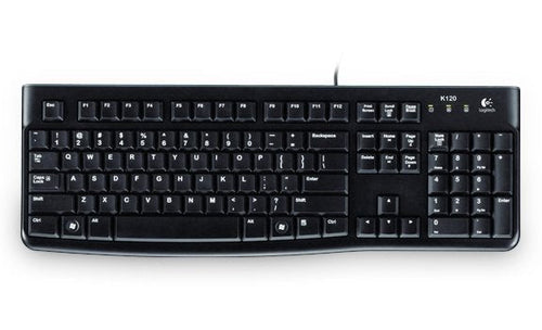 Logitech Keyboard Italian Keyboard K120 For Business USB QWERTY Black — image 1