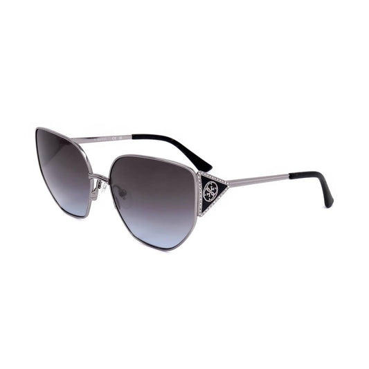 Guess Ladies' Sunglasses Guess Gu7875 Shiny Light Nickeltin