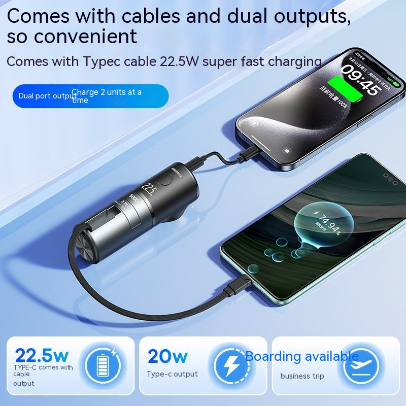 20W Fast Charge With Cable Mobile Power Supply