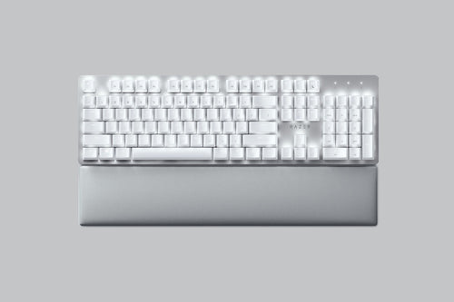 Razer Keyboard English Pro Type Ultra USB + RF Wireless + Bluetooth QWERTY Ee. Uu. Silver White — image 1