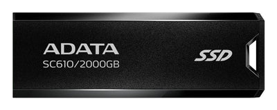 ADATA SC610 2000GB, External SSD Black USB-A 3.2 Gen 2 SC610-2000G-CBK/Rd — image 1