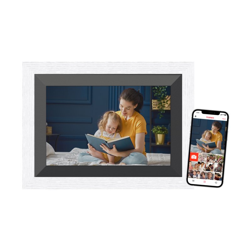 Braun Digiframe 10B Frame Fotográfico Digital Black White 25,6CM (10.1) Screen Touchscreen Wi-Fi