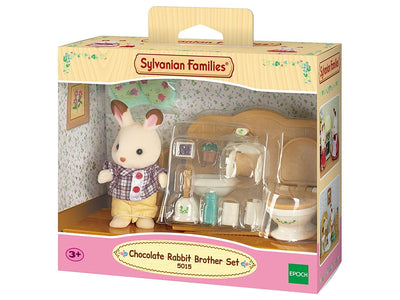Epoch Sylvanian Families - Schokoladenhasen Bruder Badezimmer Set 5015 — image 1