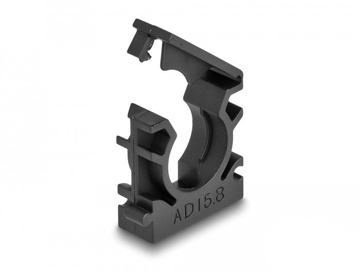 Delock Stand Case Cables With Clip Closure 15,8MM 8 Units Black