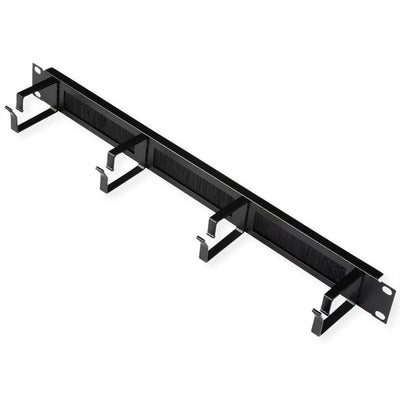 Roline 19-PULGADAS Rangierpanel 1 He, With Power Strip Brush 44X60MM Black — image 1
