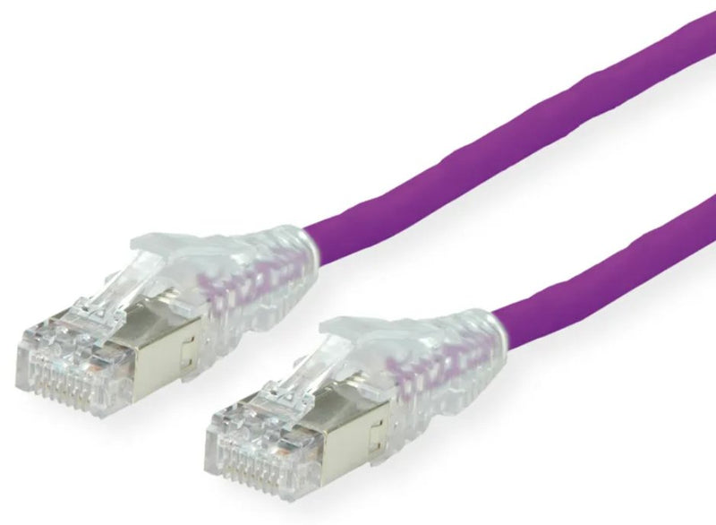 Dtwyler Network Cable CAT.6A (class Ea) S FTP, Cu 7702 Flex Lsoh, Amp V2, Violett, 7,5M