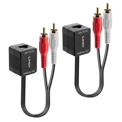 Lindy Extensor Audio Stereo CAT.5/6 100M 2X Rca — image 1