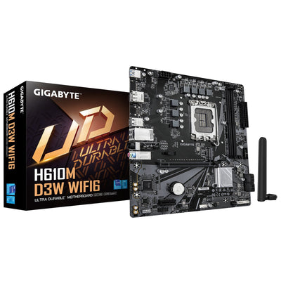 Gigabyte Motherboard H610M D3W WF6 H610,S1700,MATX, DDR5 — image 1