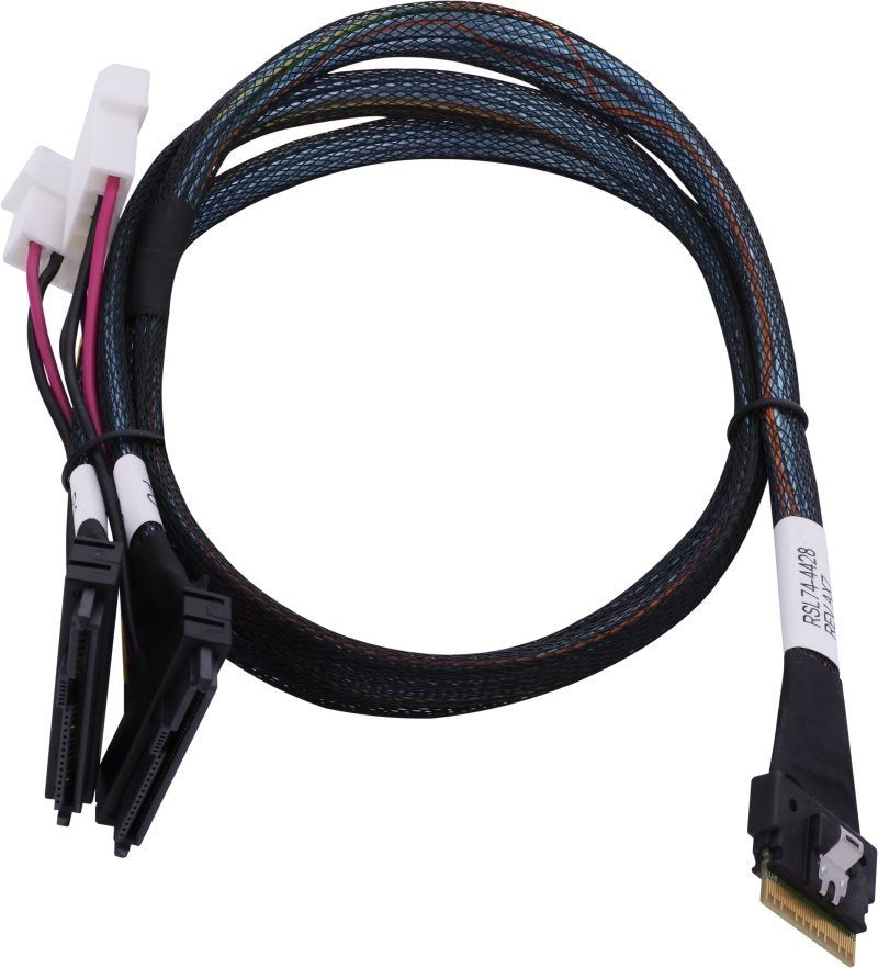 Microchip Technology 2305500-R Cable Serial Attached Scsi (sas) 0,8M Black Multicolour