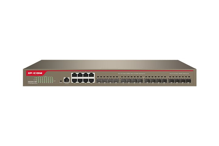 Switch 8P + 16SFP Gigabit Managable L3 G5324-16F Ip-com