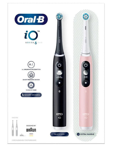 Brush Oral-b Io 6 Adulto Dental Rotating Black Pink — image 1