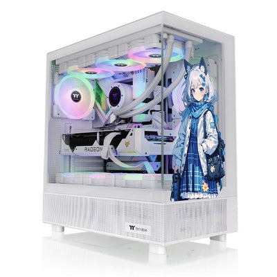 Thermaltake PC Case View 270 Sp Edition Snow White Tower White Glass Tempered X 2 CA-1Y7-00M6WN-02 — image 1
