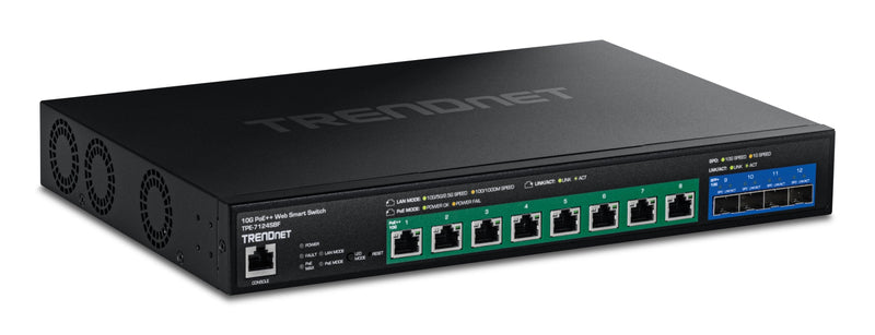12-PORT 10G PoE + Web Smart Cpnt Switch (720W)