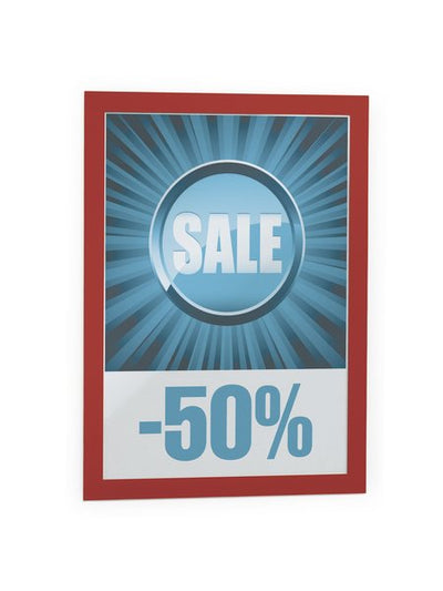 Durable Frame Informativo Duraframe A4 Self-adhesive 2 Pieces Red — image 1